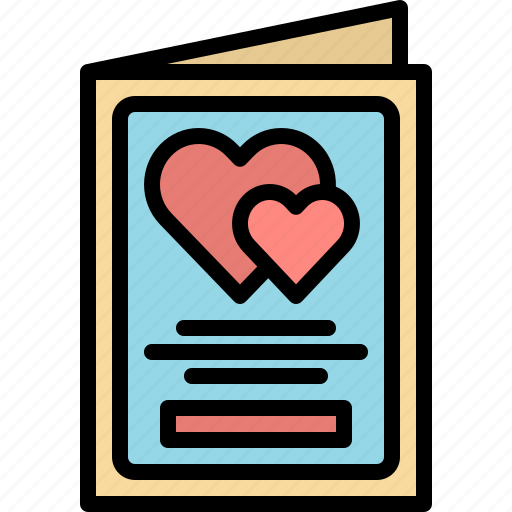 Valentineday, filledoutline, postcard, love, heart, letter, card icon - Download on Iconfinder