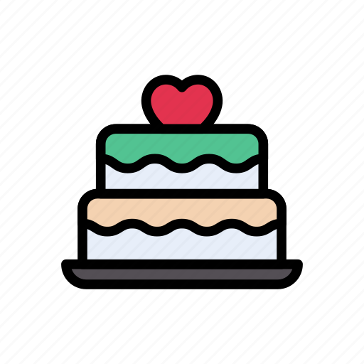 Birthday, cake, dessert, love, sweet icon - Download on Iconfinder