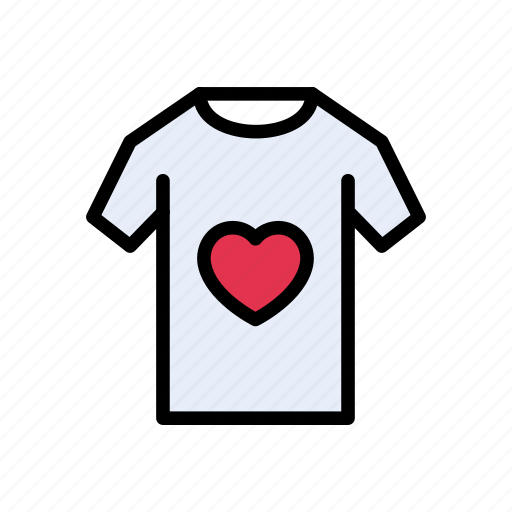 Cloths, garments, heart, love, shirt icon - Download on Iconfinder
