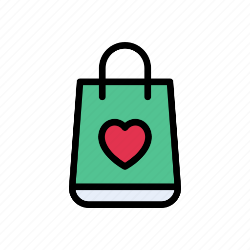 Bag, favorite, love, shopping, valentine icon - Download on Iconfinder