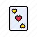 heart, love, playingcard, romance, valentine