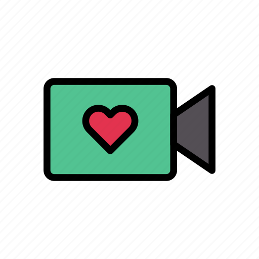 Camera, love, recording, video, wedding icon - Download on Iconfinder