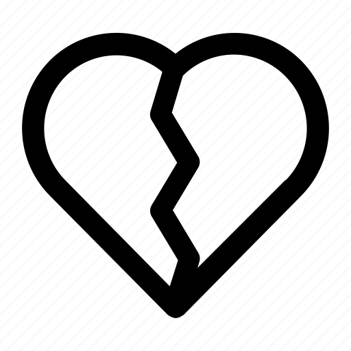 Broken, happy, heart, love, romantic, valentine, wedding icon - Download on Iconfinder