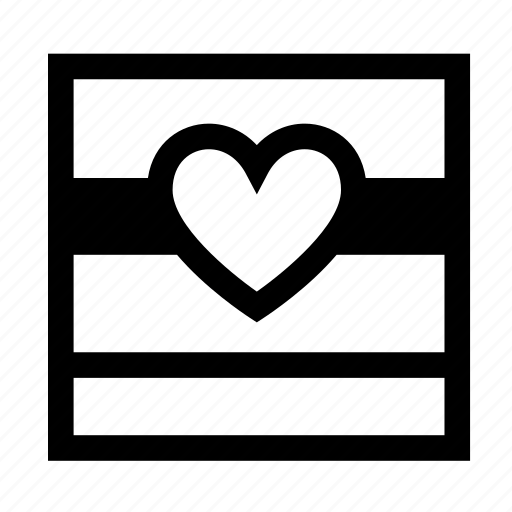 Box, gift, heart, love, valentine, present, romantic icon - Download on Iconfinder