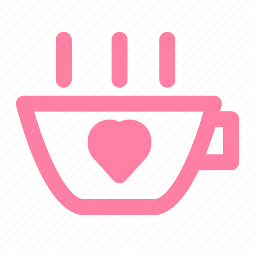 Valentine, romance, love, mug, coffee icon - Download on Iconfinder