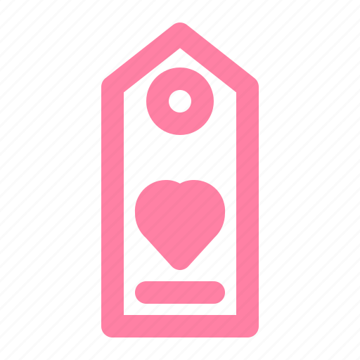 Valentine, romance, love, discount, label, tag icon - Download on Iconfinder