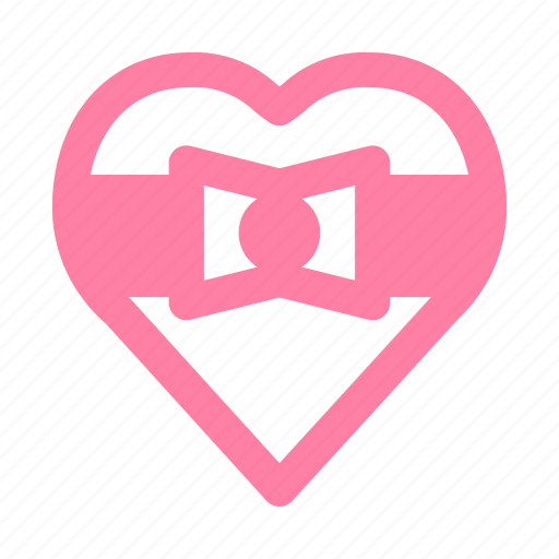 Valentine, romance, love, gift, tape, present icon - Download on Iconfinder