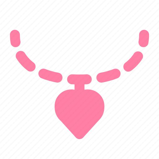 Valentine, romance, love, necklace, gift icon - Download on Iconfinder