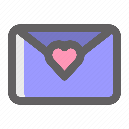 Valentine, romance, love, letter, envelope, romantic icon - Download on Iconfinder