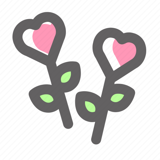 Valentine, romance, love, flower, gift, romantic icon - Download on Iconfinder