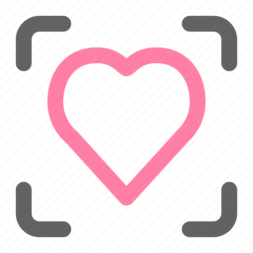 Valentine, romance, love, capture, photo, focus icon - Download on Iconfinder