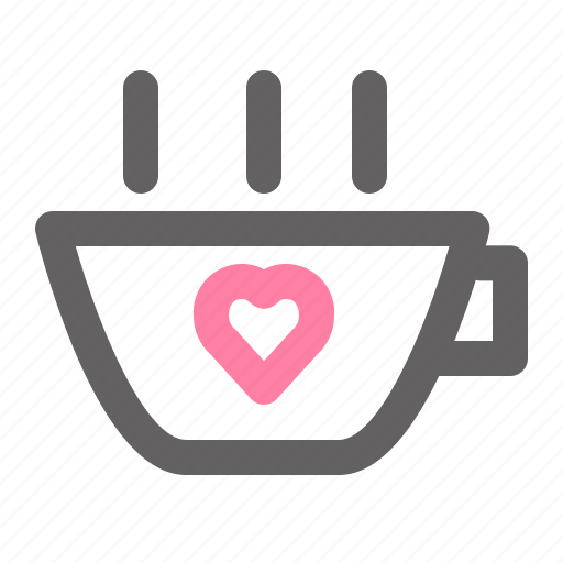Valentine, romance, love, mug, coffee, cup icon - Download on Iconfinder