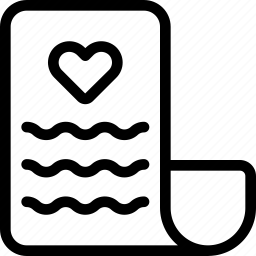 Valentine, letter love, love, heart, romance icon - Download on Iconfinder