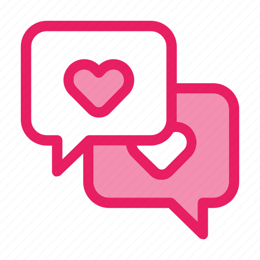 Chat, love, romance, talk, valentine icon icon - Download on Iconfinder
