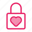 lock, love, romance, valentine, wedding icon 