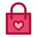bag, buy, love, shopping, valentine