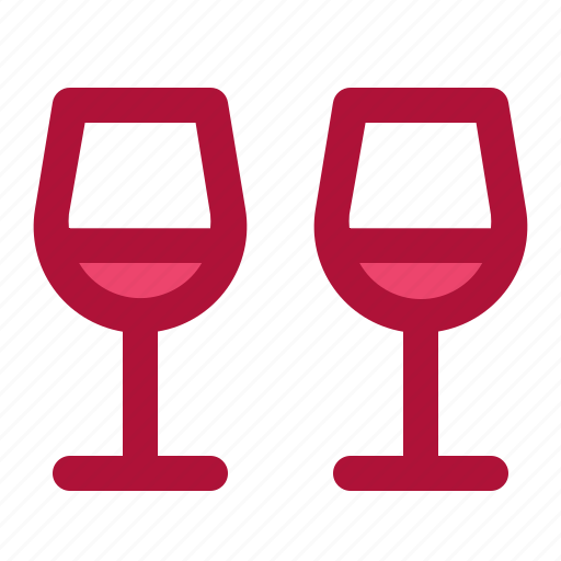 Dinner, drink, glass, valentine, wine icon - Download on Iconfinder