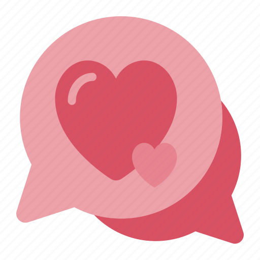 Chat, message, communication, talk, love, romance, valentine icon - Download on Iconfinder