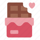 chocolate, food, sweet, dessert, love, romance, valentine, chocolate bar