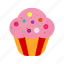 birthday, cake, celebration, cupcake, gift, party, sweet 