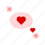 chat, heart, love, valentine 