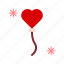 baloon, heart, love, valentine 