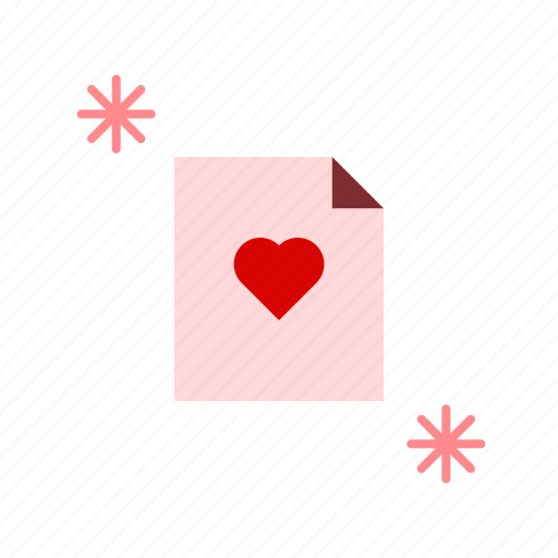 Favorite, heart, love, note, valentine icon - Download on Iconfinder