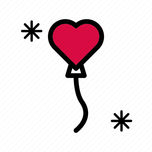 Baloon, heart, love, valentine icon - Download on Iconfinder