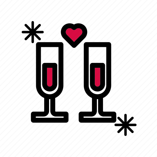 Glass, love, romantic, valentine icon - Download on Iconfinder