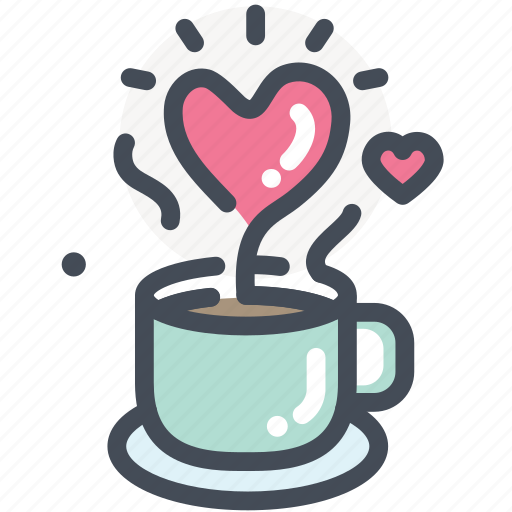 Drink, heart, hot, love, romantic, valentine icon - Download on Iconfinder