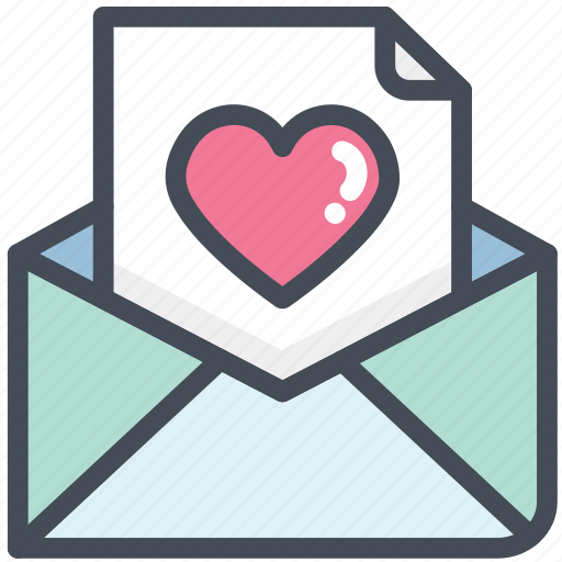 Email, heart, letter, love, mail, message, valentine icon - Download on Iconfinder
