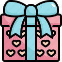present, gift, box, love, valentines, valentines day, romantic