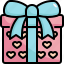 present, gift, box, love, valentines, valentines day, romantic 