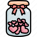 bottle, heart, love, valentines, valentines day, relationship