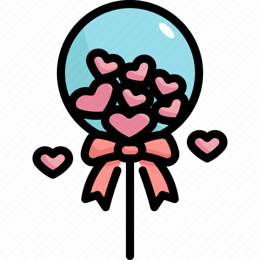 Balloon, heart, love, valentines, valentines day, relationship, gift icon - Download on Iconfinder