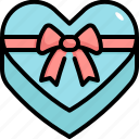 heart, box, valentines, valentines day, gift, love