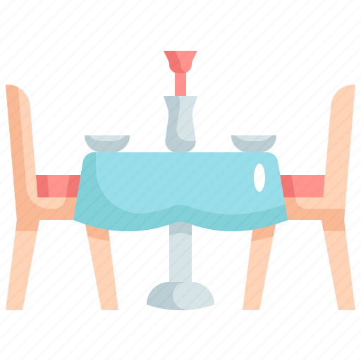 Dinner, table, love, valentines, valentines day, relationship icon - Download on Iconfinder