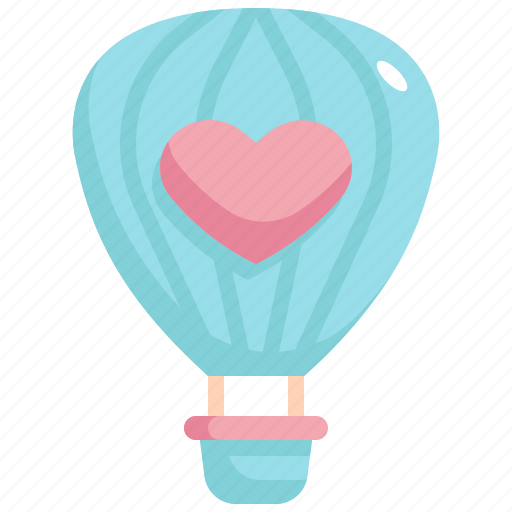Balloon, air, travel, honeymoon, love, valentines, valentines day icon - Download on Iconfinder