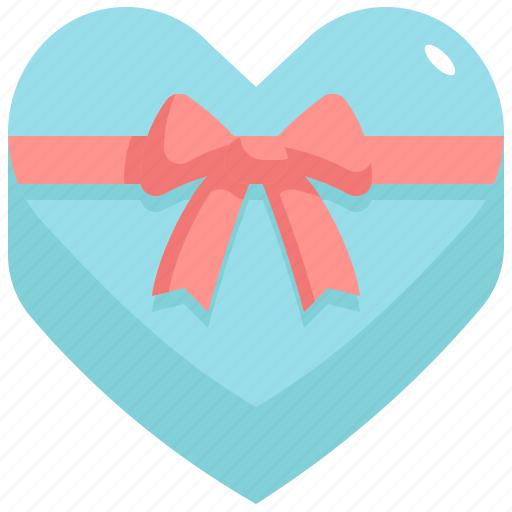 Heart, box, love, valentines, valentines day, gift, present icon - Download on Iconfinder
