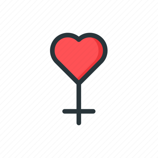 Female, gender, heart, male, man, red, women icon - Download on Iconfinder
