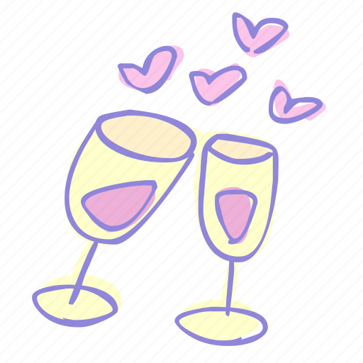 Cheers, date, drink, love, valentine, valentine's day icon - Download on Iconfinder