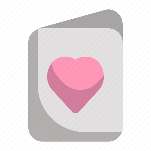 Valentine, romance, love, card, letter, message icon - Download on Iconfinder