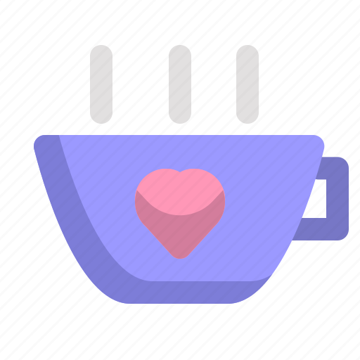 Valentine, romance, love, mug, coffee icon - Download on Iconfinder