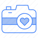 camera, photo, heart, love, lovely