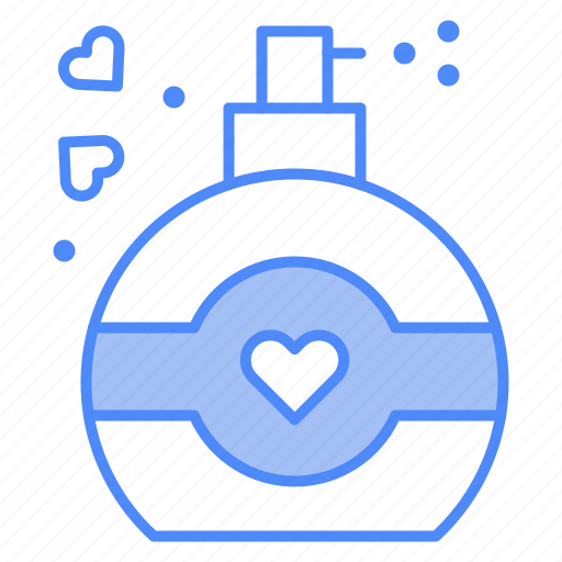 Perfume, bottle, heart, love, fragrance icon - Download on Iconfinder