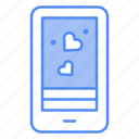 dating, app, smartphone, love, heart, romantic