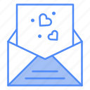 mail, letter, heart, love, envelope