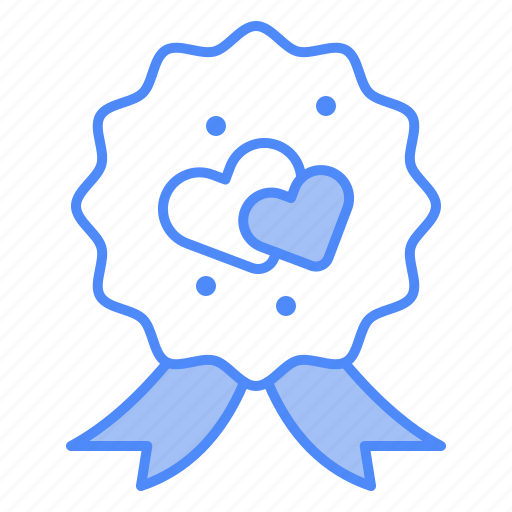 Badge, heart, love, charity, romance icon - Download on Iconfinder