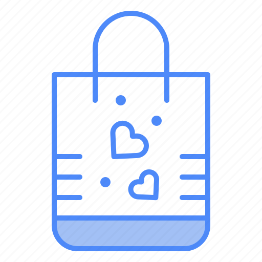 Shopper, heart, shopping, bag, love, and, romance icon - Download on Iconfinder