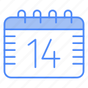 calendar, date, and, time, schedule, valentine, day, administration